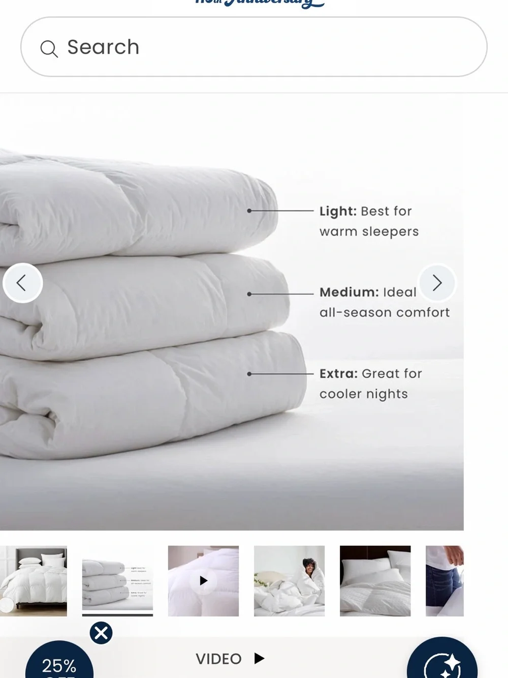 Legends Luxury Luxe Royal Down Alternative Light Warmth Comforter